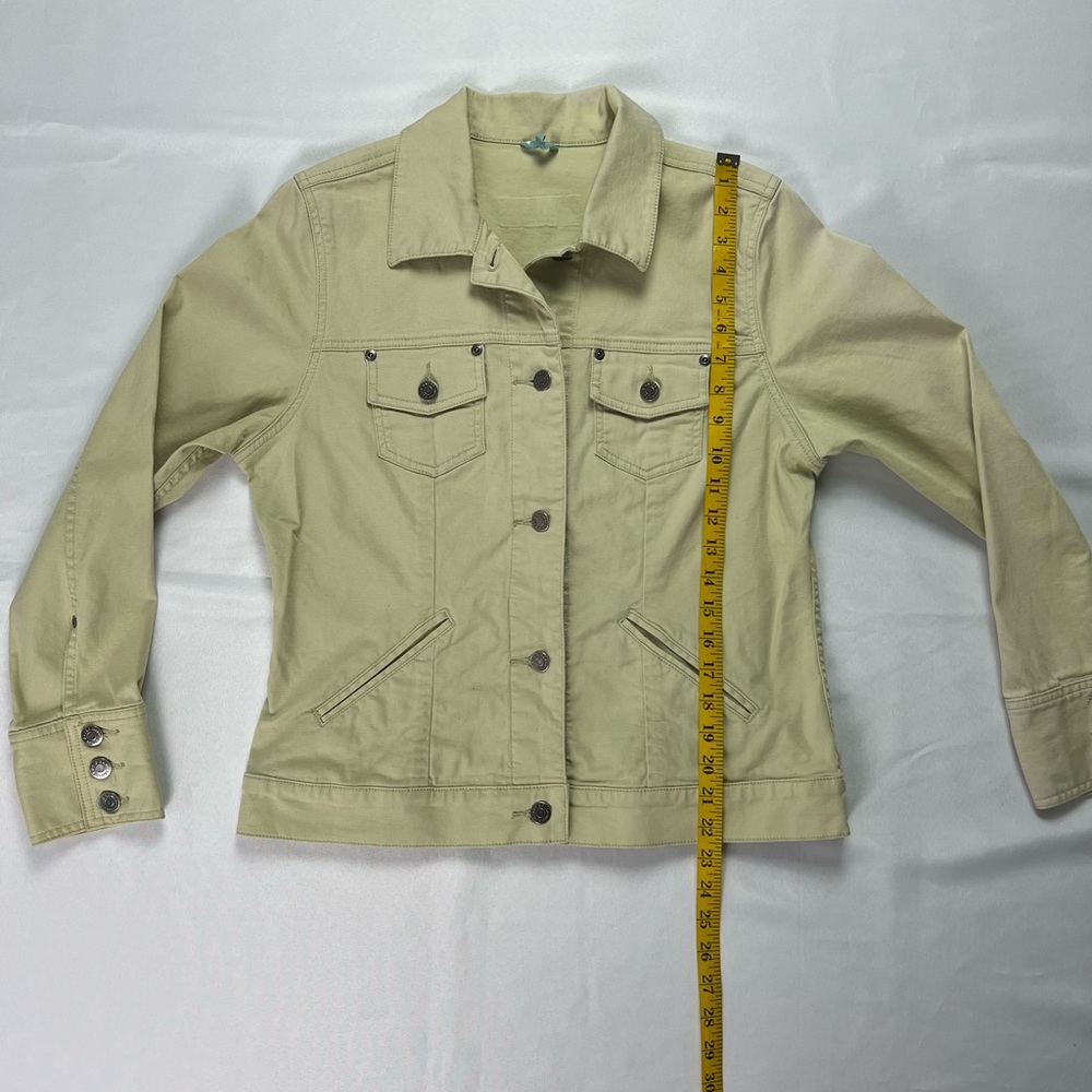 Eddie Bauer Green Cotton Western Jacket - Picture 7 of 10
